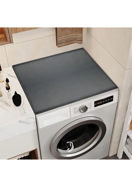 Kurutma Makinesi Üstü Için Kurutma Matı Silikon Çamaşır Makinesi Kurutma Makinesi Örtüsü Üst Çamaşır Makinesi Örtüsü Toz Geçirmez Su Geçirmez Koruyucu Mat A (Yurt Dışından)