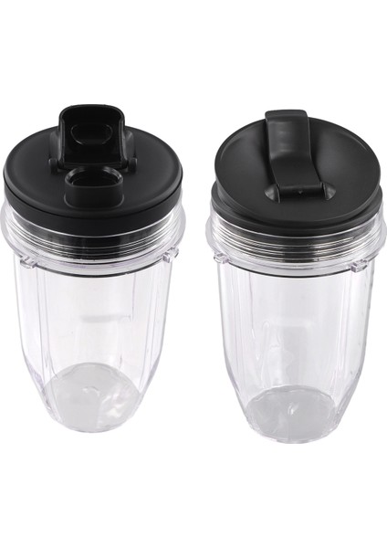 Nutri Ninja 18 Oz Bardak 2 Sızdırmazlık Kapağı ile 900W/1000W Nınja Sıkacağı Serisi Blender'a Uygun (2 Paket) (Yurt Dışından) fiyatları