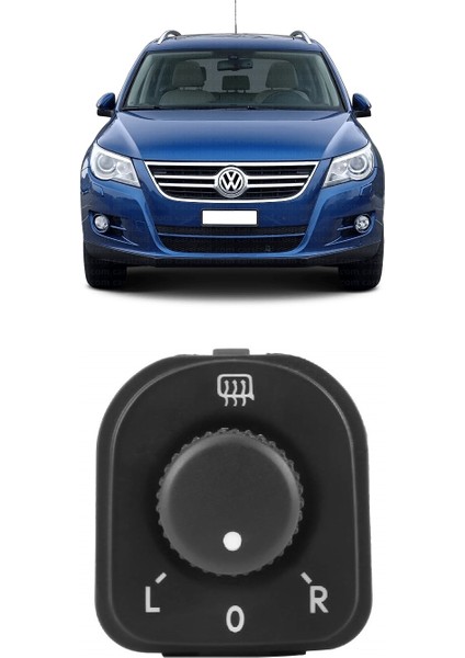 Vw Volkswagen Tiguan 2008-2011 Uyumlu Dış Dikiz Ayna Ayar Kumanda Düğmesi 1K0959565H