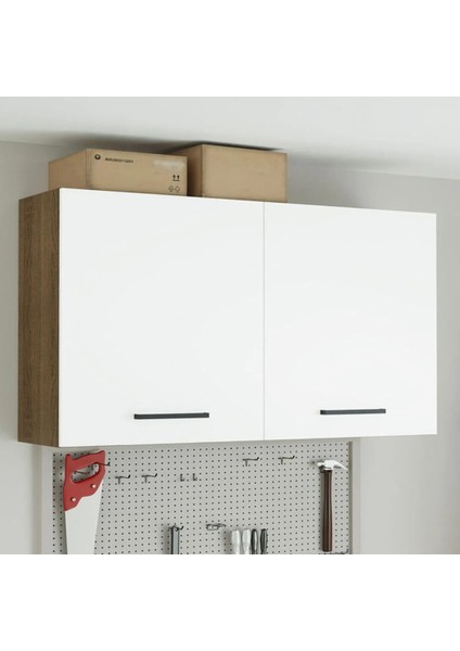Fin Mutfak Üst Modül 120 cm Beyaz-Çok Amaçlı Dolap