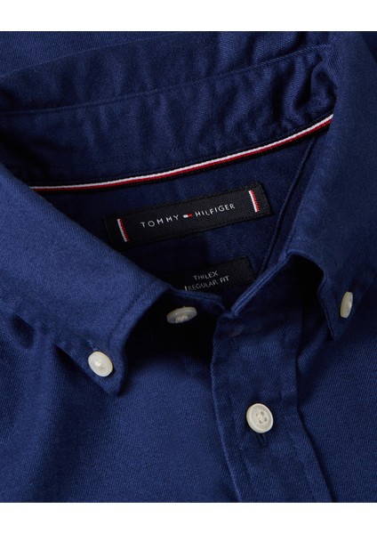 Flex Flannel Solıd Rf Shırt Erkek Mavi Gömlek - MW0MW40469 fiyatları