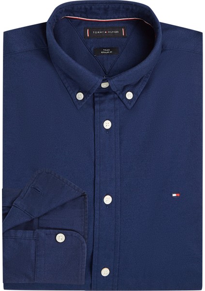 Flex Flannel Solıd Rf Shırt Erkek Mavi Gömlek - MW0MW40469 modelleri