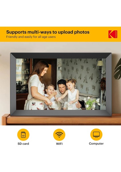 15.6 Inc Wifi Dijital Fotoğraf Çerçevesi 1920X1080 Hd IPS Dokunmatik Ekran fırsatları