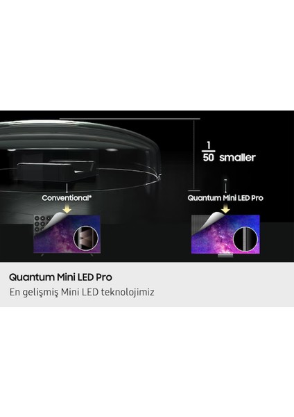 115QN90F 115" 292 Ekran Uydu Alıcılı 4K Ultra HD Smart Neo QLED TV