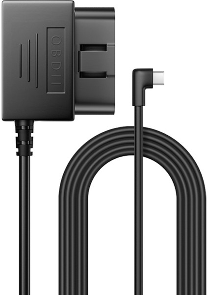 Obd Hardwire Kit Type-C Giriş 7/24 Park Modu Destekli Güç Adaptörü 12-24V