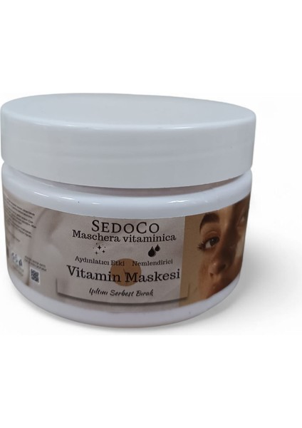 Vitamin Maskesi – Cilt Aydınlatıcı & Soyulabilir Toz Maske (100 GR)