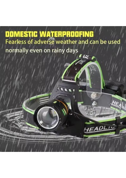 Yüksek Performanslı 30W Şarj Edilebilir LED Kafa Lambası fiyatları