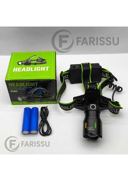 Yüksek Performanslı 30W Şarj Edilebilir LED Kafa Lambası