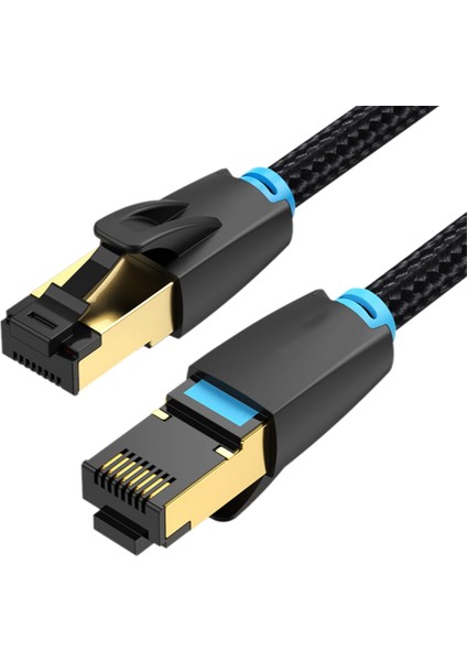 8m Uzunluğunda Cat 8 Ethernet Kablosu RJ45 Yama Kablosu 40GBPS 2000MHZ Oyun, Dizüstü Bilgisayar, Yönlendirici Için Yüksek Hızlı Ağ Kablosu (Yurt Dışından)