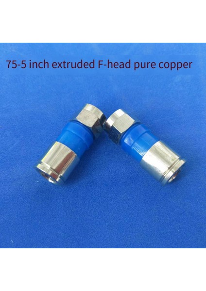 100PCS/ÇANTA All-Copper Su Geçirmez 75-5 Rg6 Ekstrüde F-Cead Ingiliz Tv Kablosu 24 Koruyucu Evrensel Konnektör B (Yurt Dışından) fiyatları