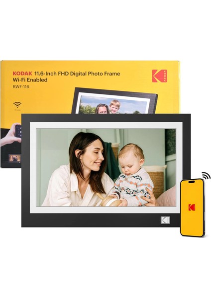 11.6 Inc Wifi Dijital Fotoğraf Çerçevesi, 1366X768 Hd IPS Dokunmatik Ekran