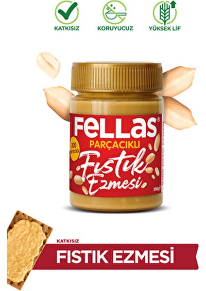 Fıstık Ezmesi 300 gr Glutensiz ve Vegan Uyumlu Sağlıklı Atıştırmalık modelleri