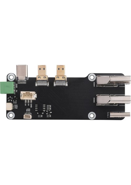 Hdmı-C Çok Fonksiyonlu Adaptörle Uyumlu Mini HDMI Uyumlu Iki Güç Kaynağı Yöntemi Raspberry Pi 5 / 4b Için Çift 4K Çıkışı (Yurt Dışından) fiyatları