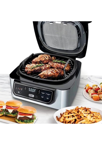 Ninja Foodi AG301 AG300, AG400, AG302 5'i 1 Arada Hava Fritözü Ağ Sepetleri Mutfak Aletleri Için Fırın Izgara Rafı Hava Fritözü Sepeti (Yurt Dışından) modelleri