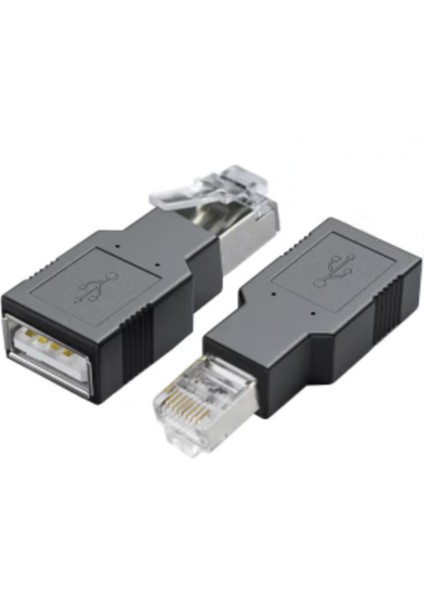 2pcs USB - RJ45 Ethernet Adaptörü Yönlendiriciler Için Bilgisayar Kullanımı Ağ Dongle 100MBPS (Yurt Dışından)