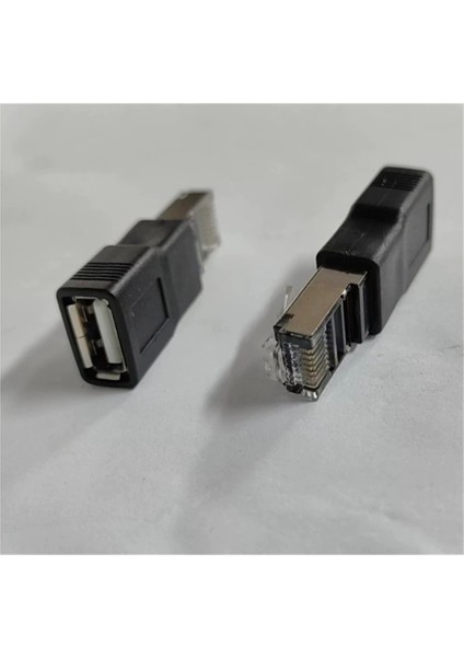 2pcs USB - RJ45 Ethernet Adaptörü Yönlendiriciler Için Bilgisayar Kullanımı Ağ Dongle 100MBPS (Yurt Dışından) indirimleri