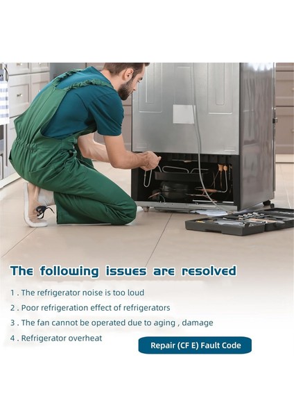 EAU64843803 Lg Buzdolabı Evaporatör Fan Motoru Için Kondenser Fan Motoru Montajı Z40E12MS1A0-57K06 Dc 12V 1A'YI Değiştirin (Yurt Dışından) modelleri