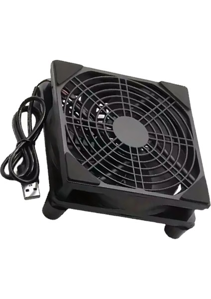 120mm Fan Yönlendirici Soğutma Fanı DIY PC Soğutucu Kutu TV Kablosuz Sessiz DC 5V Güç USB 12cm Vidalı Koruyucu Net (Yurt Dışından) modelleri
