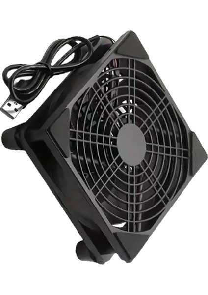 120mm Fan Yönlendirici Soğutma Fanı DIY PC Soğutucu Kutu TV Kablosuz Sessiz DC 5V Güç USB 12cm Vidalı Koruyucu Net (Yurt Dışından) fırsatları
