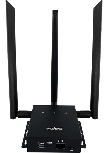 300MBPS 4g Wifi Usb-C Yönlendirici Tek Port Lte Cpe Wifi Yüksek Kazanç 3 Anten Ağ Kartı Yönlendirici Pc/dizüstü Bilgisayar Eu Fişi (Yurt Dışından)