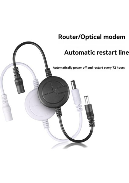 DC5V-15V Yönlendirici Rebooter Sıfırlama 72 Saat Wifi Köprüsü/kedi/yönlendirici/tekrarlayıcı Rebooter Black Için Otomatik Yeniden Başlat Kablosu (Yurt Dışından) fiyatları