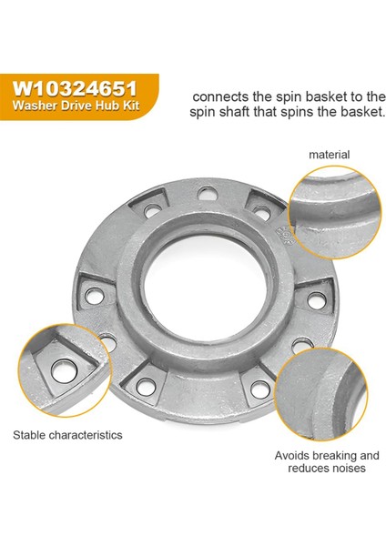 W10324651 Göbek Değişimi TB123A Rondela Anahtarı TB123A TB123B ERTB123A AP6832671 AP4503397'YI Değiştirir (Yurt Dışından) indirimleri