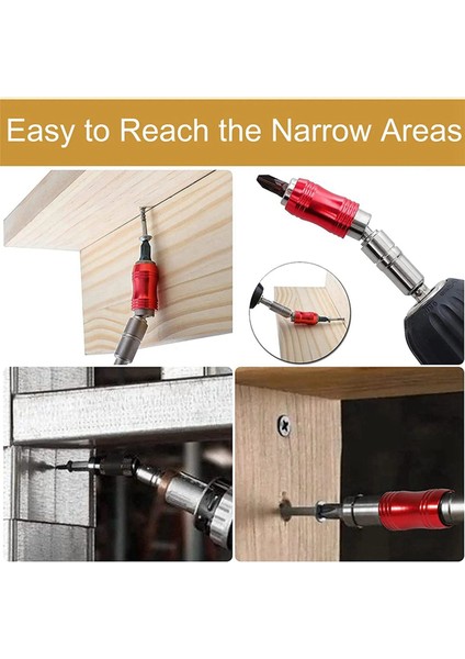 6pcs Manyetik Pivot Matkap Bit Tutucu Manyetik Dönen Bit Uç Tutucu Hızlı Serbest Bırakma Esnek Tornavida Bit Tutucu A (Yurt Dışından) modelleri