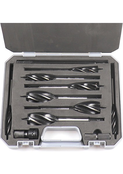 11 Adet Dört Kişilik Dört Kenar Ahşap Işleme Bükülme Tatbikatı 10-25MM Ahşap Matkap Seti (Yurt Dışından) fırsatları