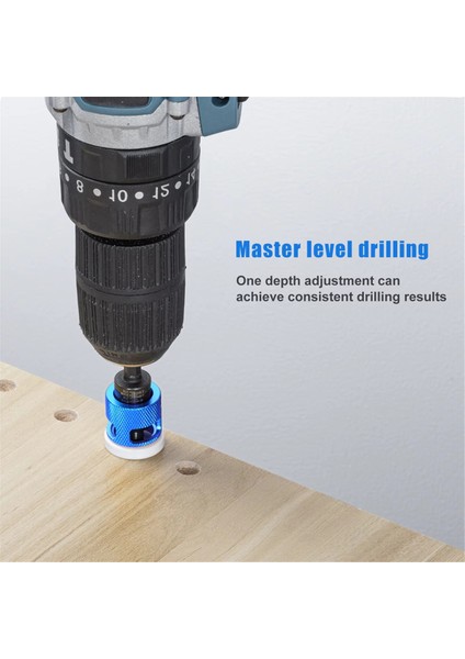 5pcs/ayarlanabilir Derinliğe Sahip Countersink Matkap Ucu Düşük Sürtünme Deliği Açacağı Sayaçlı Matkap Biti Marangozluk (Yurt Dışından) fırsatları