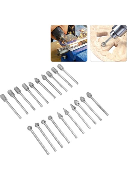 20PCS Taş Oyma Seti Öğütme Bit Seti Ahşap Oyma Jadestone Mermer Zımpara Malzemesi Için Çok Yönlü Kullanım (Yurt Dışından) fiyatları