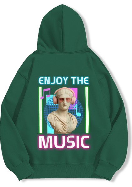 Unisex Sweatshirt Oversize Hoodie Enjoy The Music