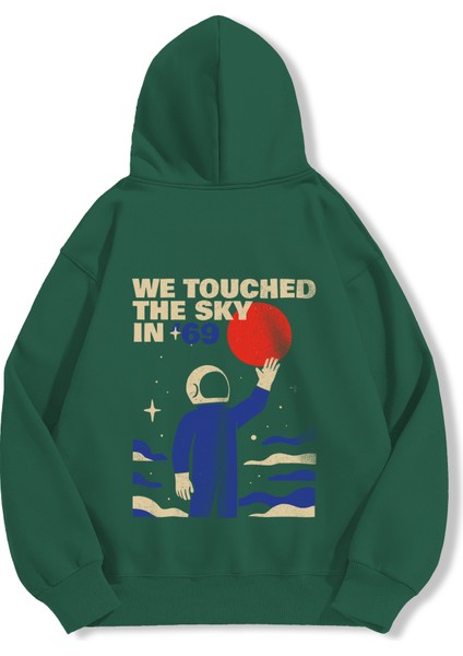 Unisex Sweatshirt Oversize Hoodie We Touched The Sky 69