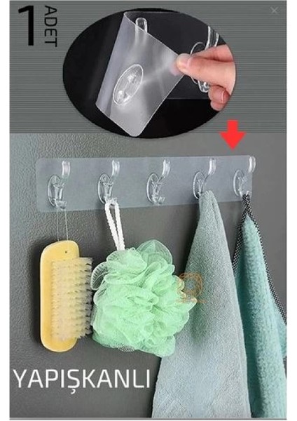 Modacar 5 Pinli Yapışkanlı Askı Xenoty Design fiyatları