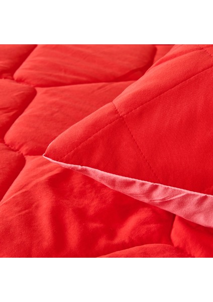 Soft Çift Kişilik Uyku Seti - Kırmızı / Pembe indirimleri