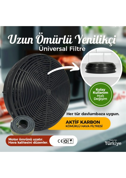 Aktif Karbon Kömürlü Hava Filtresi
