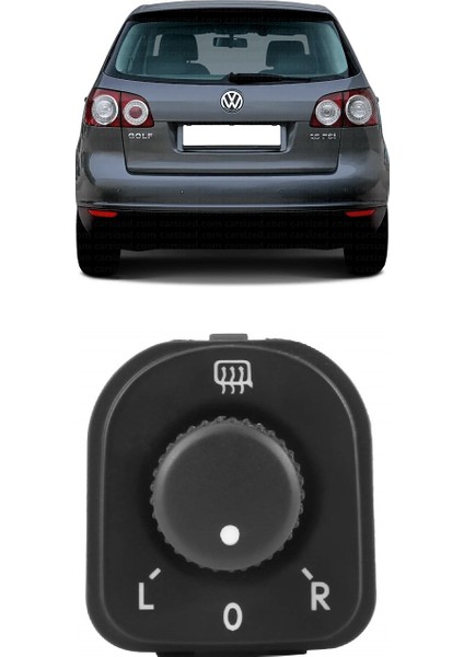 Vw Volkswagen Golf Plus 2005-2011 Uyumlu Dış Dikiz Ayna Ayar Kumanda Düğmesi 1K0959565H