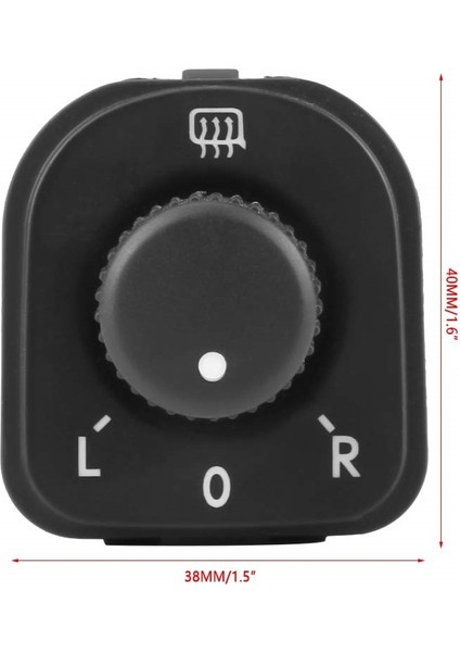 Vw Volkswagen Golf Plus 2005-2011 Uyumlu Dış Dikiz Ayna Ayar Kumanda Düğmesi 1K0959565H modelleri