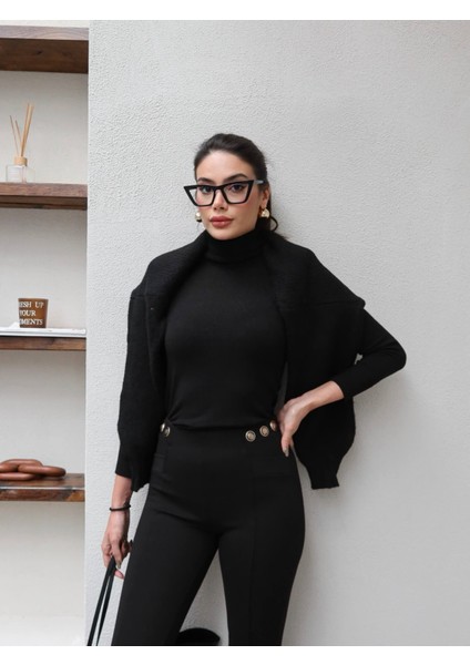 Düğme Detaylı Tayt Pantolon fırsatları