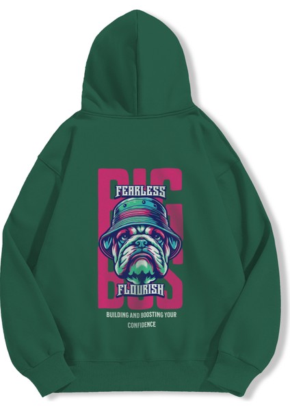 Unisex Sweatshirt Oversize Hoodie Fearless Flourish