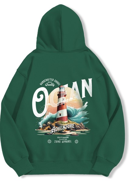 Unisex Sweatshirt Oversize Hoodie Ocean Adventure
