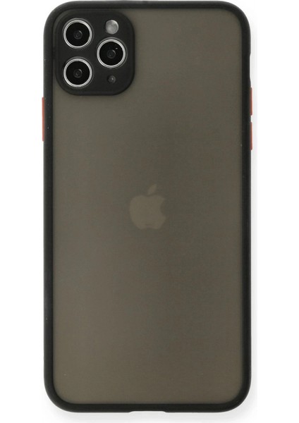 iPhone 11 Pro Max Kılıf Montreal Silikon Kapak - Siyah