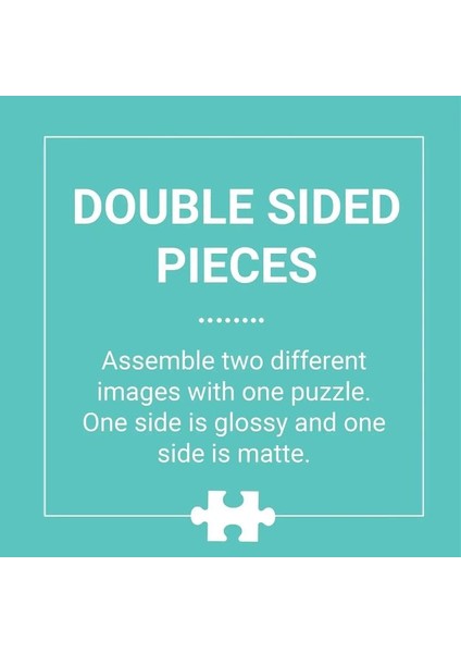 Çift Taraflı Çiçek Puzzle fırsatları