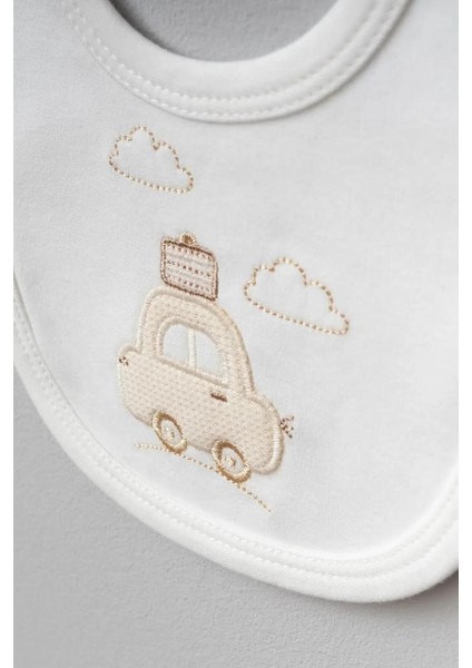 %100 Pamuk Bulutlu Araba Desenli 5 Parça Yenidoğan Hastane Çıkışı Zıbın Seti BBTF.KRM.20109 fırsatları