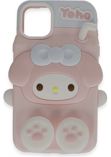 iPhone 11 Kılıf Poky Karakter Silikon Kapak - Desen 2