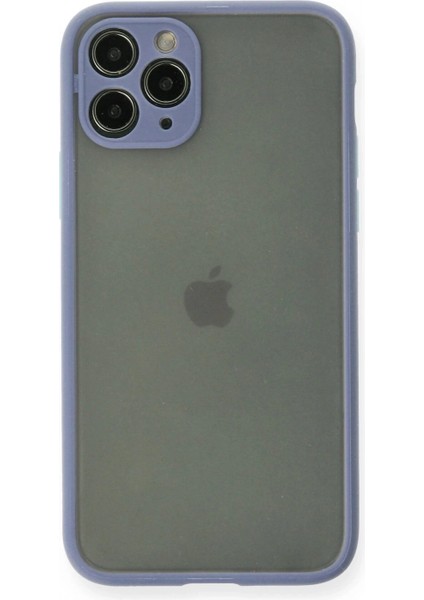 iPhone 11 Pro Kılıf Montreal Silikon Kapak - Gri