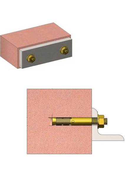 Saplamalı Gömlek Çelik Dübel M10X70 mm Raf Montaj Bağlantı Zemin Monte Tavan Asma Aparat 8 Adet. modelleri