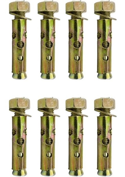 Saplamalı Gömlek Çelik Dübel M10X70 mm Raf Montaj Bağlantı Zemin Monte Tavan Asma Aparat 8 Adet. fırsatları