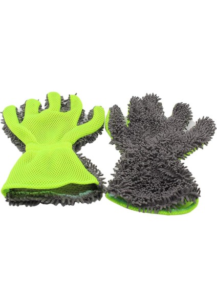 Çift Taraflı Mikrofiber Araba Detaylandırma Eldiveni Iç ve Dış Mekanlar Için, Toz Alma Için Düğümlü, Ovma Için Pürüzsüz, Aşındırıcı Olmayan, Dayanıklı, Boya Üzerinde Güvenli,