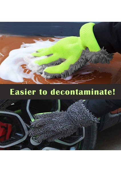 Çift Taraflı Mikrofiber Araba Detaylandırma Eldiveni Iç ve Dış Mekanlar Için, Toz Alma Için Düğümlü, Ovma Için Pürüzsüz, Aşındırıcı Olmayan, Dayanıklı, Boya Üzerinde Güvenli, modelleri