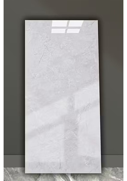 10 Adet, 30X60CM Lüx Açık Gri Kendinden Yapışkanlı Antrasit Pvc Döşemesi Köpük Panel M1012